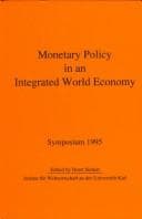 Tapa de Monetary Policy in an Integrated World Economy