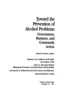 Tapa de Toward the Prevention of Alcohol Problems