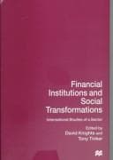 Tapa de Financial institutions and social transformations