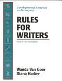 Tapa de Rules for Writers Developmental Exercises