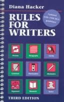 Tapa de Rules for Writers