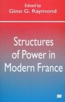Tapa de Structures of Power in Modern France