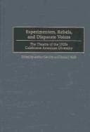 Tapa de Experimenters, rebels, and disparate voices