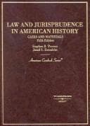 Tapa de Law and jurisprudence in American history