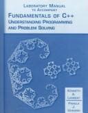 Tapa de Laboratory Manual to Fundamentals of C++