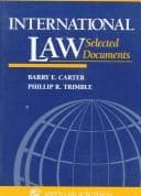 Tapa de International law : selected documents