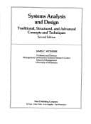 Tapa de Systems analysis and design