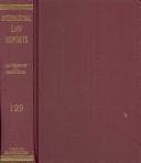 Tapa de International Law Reports