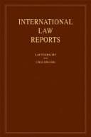 Tapa de International Law Reports