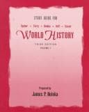 Tapa de Study Guide for World History