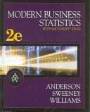 Tapa de Modern Business Statistics with Microsoft Excel