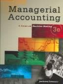 Tapa de Managerial Accounting