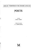 Tapa de Poets (Great Writers of the English Language)