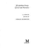 Tapa de Elizabethan Poetry (Casebook)