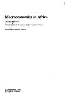 Tapa de Macroeconomics in Africa