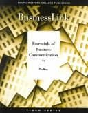 Tapa de Business Link Essentials of Business Communication