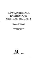 Tapa de RAW MATERIALS, ENERGY AND WESTERN SECURITY