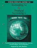Tapa de Working Papers Plus for Use With Accounting