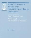 Tapa de West's Advanced Topics and Contemporary Issues
