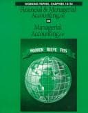 Tapa de Working Papers for Financial & Managerial Accounting or Managerial Accounting