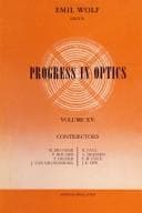 Tapa de Progress in Optics