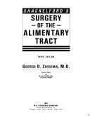 Tapa de Shackelford's Surgery of the Alimentary Tract