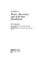 Tapa de A Guide to Water, Electrolyte and Acid Base Metabolism