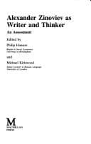 Tapa de Alexander Zinoviev as writer and thinker