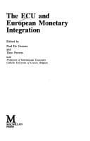 Tapa de The Ecu and European Monetary Integration