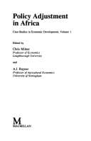 Tapa de Policy adjustment in Africa