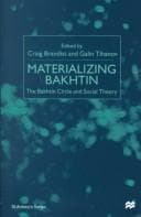 Tapa de Materializing Bakhtin