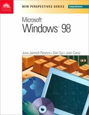 Tapa de New perspectives on Microsoft Windows 98