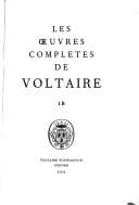 Tapa de Les oeuvres complètes de Voltaire
