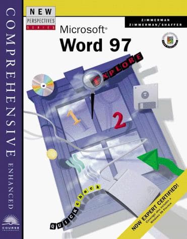 Tapa de New perspectives on Microsoft Word 97