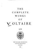 Tapa de Oeuvres completes de Voltaire
