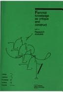 Tapa de Feminist Knowledge as Critique & Construct, Unit B