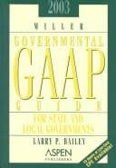 Tapa de Miller Governmental GAAP Guide 2003