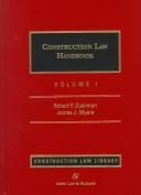 Tapa de Construction law handbook