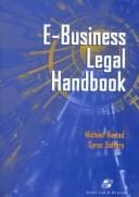 Tapa de E-Business Legal Handbook