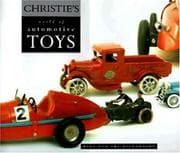 Tapa de Christie's world of automotive toys