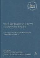 Tapa de Message of Acts in Codex Bezae  Vol. 2