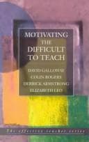 Tapa de Motivating the Difficult to Teach