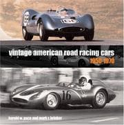 Tapa de Vintage American Road Racing Cars, 1950-1970