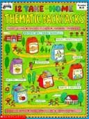 Tapa de 12 take-home thematic backpacks