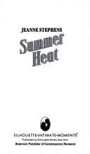 Tapa de Summer Heat (Silhouette Intimate Moments No. 380) (Intimate Moments, No 380)