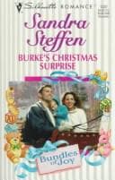 Tapa de Burke's Christmas Surprise (Sandra Steffen, Silhouette Romance, No. 1337, Bundles of Joy)