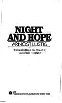 Tapa de Night and Hope