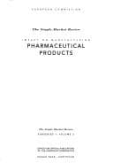 Tapa de Pharmaceutical Products (Impact on Manufacturing , Vol 1-2)