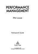 Tapa de Performance Management (One Day Workshop Packages)