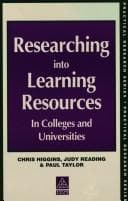 Tapa de RESEARCHING INTO LEARNING RESOURCES IN COLLEGES & UNIVERSITIES (Practical Research Series)